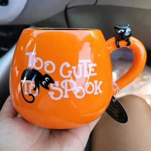 Halloween Too Cute to Spook Cat Mug